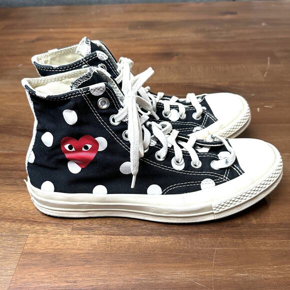 Converse Chuck Taylor All Star Shoe Mens 7 W 9 Polka Dot Comme des Garçons PLAY main image 10